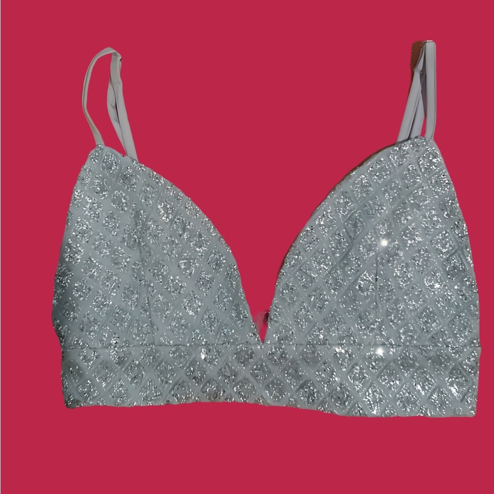 L’ATISTE Glitter Bra Top